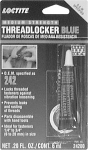Permatex Threadlocker 242 - Blue - 6 ML Tube